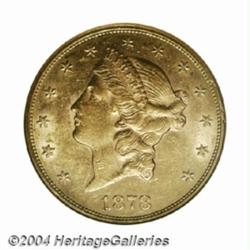 1878-CC $20 AU58 NGC.