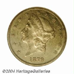 1879-CC $20 AU58 NGC.