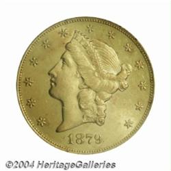 1879-O $20 AU55 PCGS.