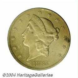 1885 $20 AU58 PCGS.