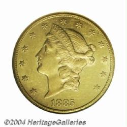 1885-CC $20 AU58 NGC.