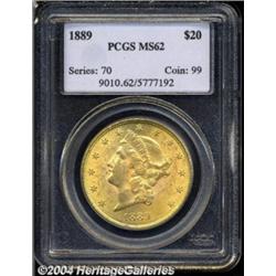 1889 $20 MS62 PCGS.