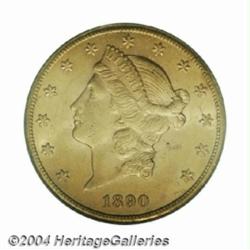 1890-CC $20 MS61 PCGS.