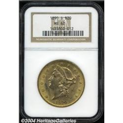 1890-S $20 MS62 NGC.
