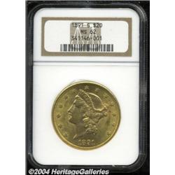 1891-S $20 MS62 NGC.