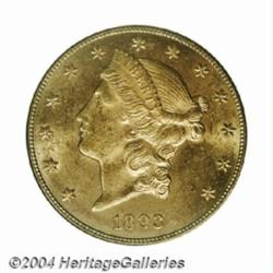 1893-CC $20 MS62 PCGS.