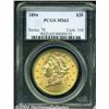 Image 1 : 1894 $20 MS63 PCGS.