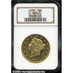 1895 $20 MS62 NGC.