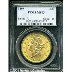 1895 $20 MS63 PCGS.