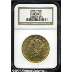 1895 $20 MS63 NGC.