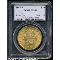 1895-S $20 MS62 PCGS.