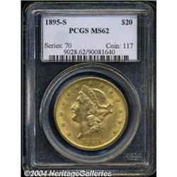 1895-S $20 MS62 PCGS.