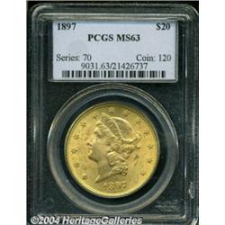 1897 $20 MS63 PCGS.