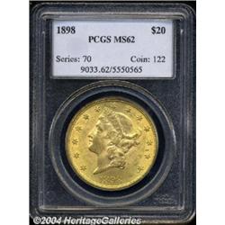 1898 $20 MS62 PCGS.