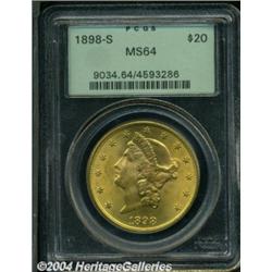 1898-S $20 MS64 PCGS.
