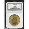 Image 1 : 1899 $20 MS64 NGC.