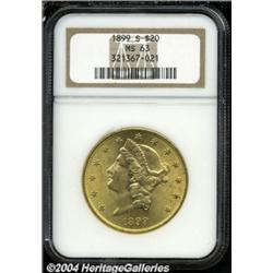 1899-S $20 MS63 NGC.