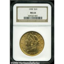 1900 $20 MS64 NGC.