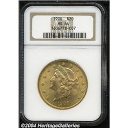 1900 $20 MS64 NGC.