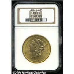 1900-S $20 MS63 NGC.