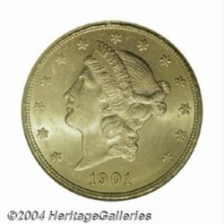 1901-S $20 MS63 NGC.