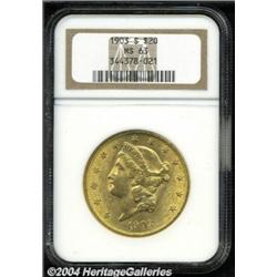 1903-S $20 MS63 NGC.