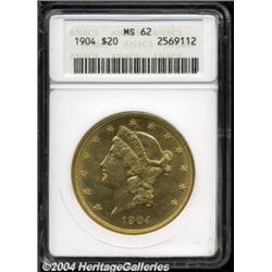 1904 $20 MS62 ANACS.