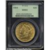 Image 1 : 1904 $20 MS63 PCGS.