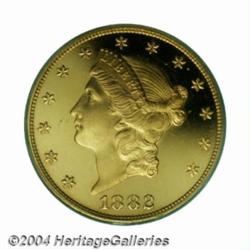 1882 $20 PR64 PCGS.