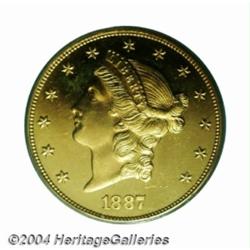 1887 $20 PR63 PCGS.