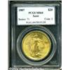 Image 1 : 1907 $20 Arabic Numerals MS64 PCGS.