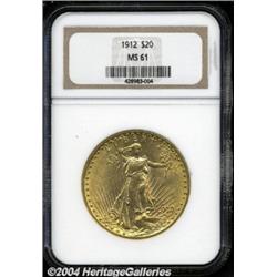 1912 $20 MS61 NGC.