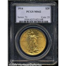 1914 $20 MS62 PCGS.