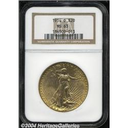 1914-D $20 MS63 NGC.