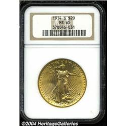 1914-S $20 MS65 NGC.