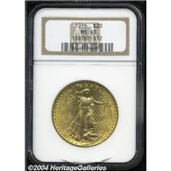 1915 $20 MS63 NGC.