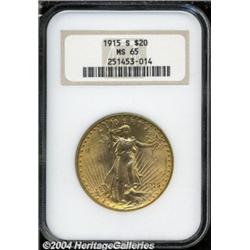 1915-S $20 MS65 NGC.