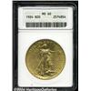 Image 1 : 1924 $20 MS60 ANACS.