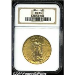 1924 $20 MS65 NGC.