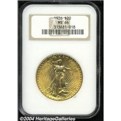 1926 $20 MS64 NGC.