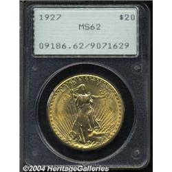 1927 $20 MS62 PCGS.