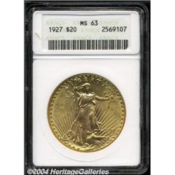1927 $20 MS63 ANACS.