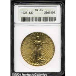 1927 $20 MS63 ANACS.