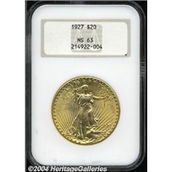 1927 $20 MS63 NGC.