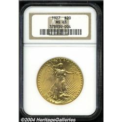 1927 $20 MS65 NGC.