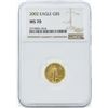 Image 1 : 2002 $5 American Gold Eagle Coin NGC MS70