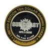 Image 2 : .999 Silver Sun Coast Casino Las Vegas, NV $10 Limited Edition Casino Gaming Tok