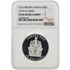 Image 1 : 2016 Piefort Canada $25 Coat of Arms Silver Coin NGC PF69 Ultra Cameo