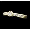 Image 2 : 14KT Yellow Gold Ladies 0.40ctw Diamond Ring