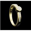 Image 4 : 14KT Yellow Gold Ladies 0.40ctw Diamond Ring